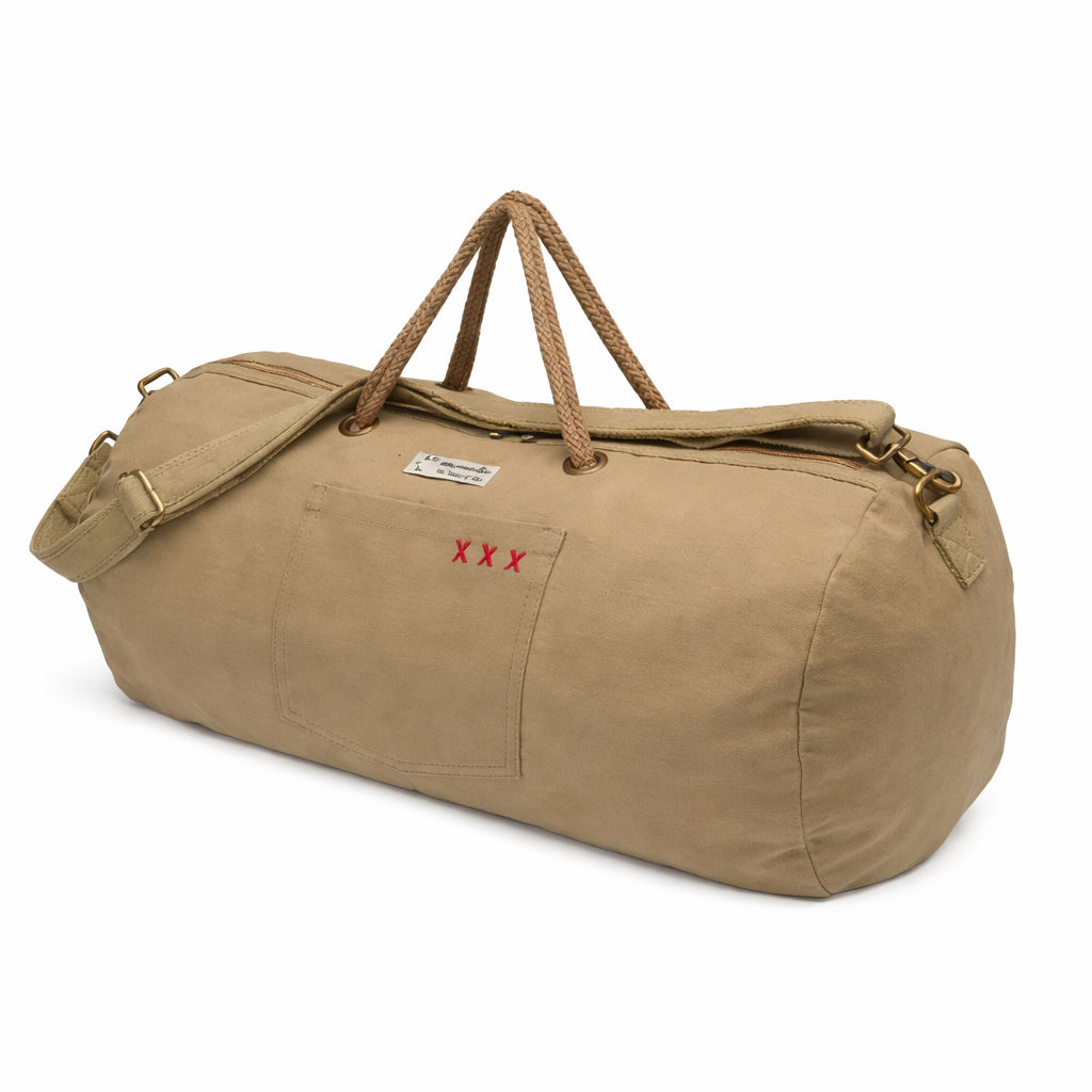 Beige Unisex Travel Duffle Bag for Every Adventure 136